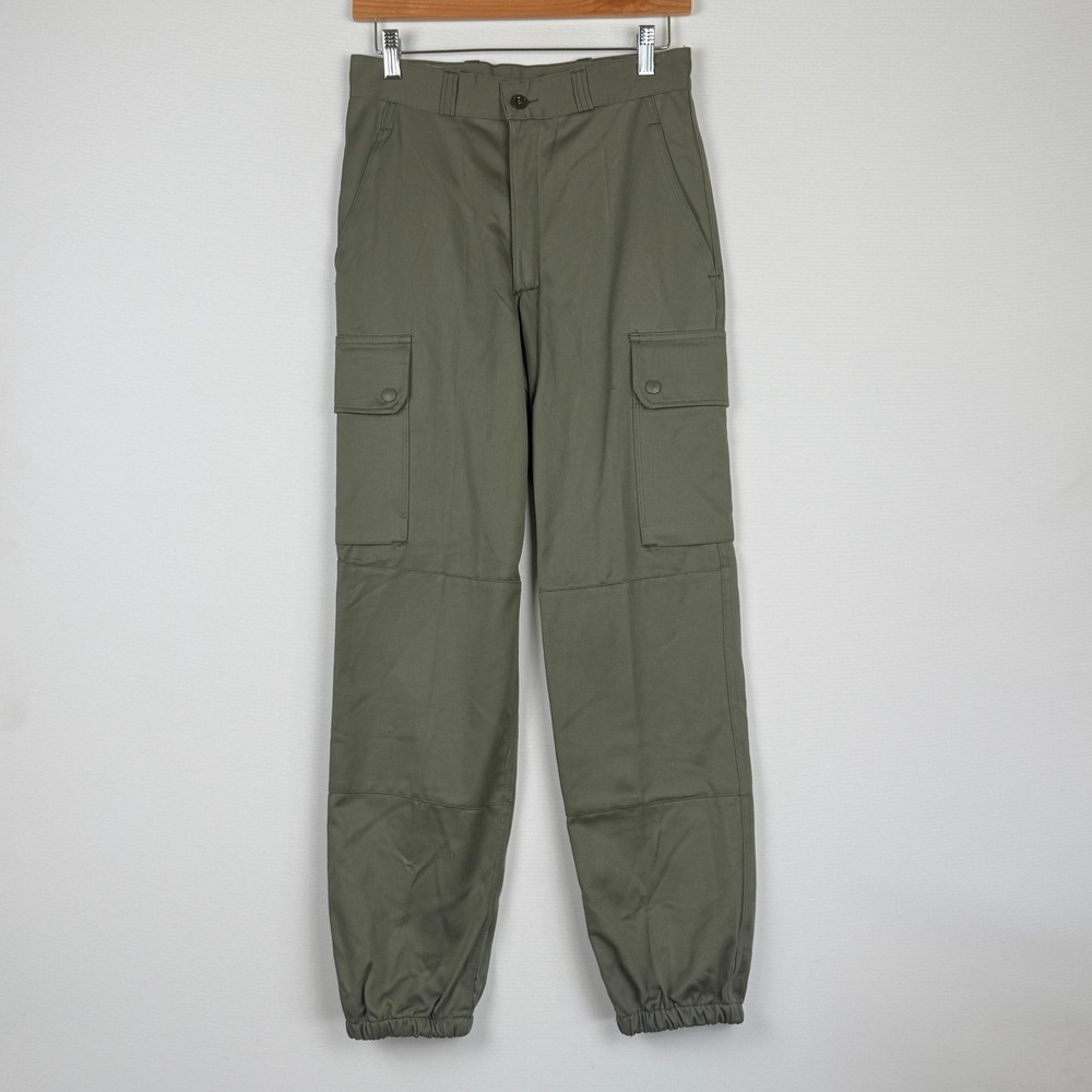 Paul Boye Womens 29 76 L Cargo Pants Green Vintage Military Jogger‎ Moto Utility